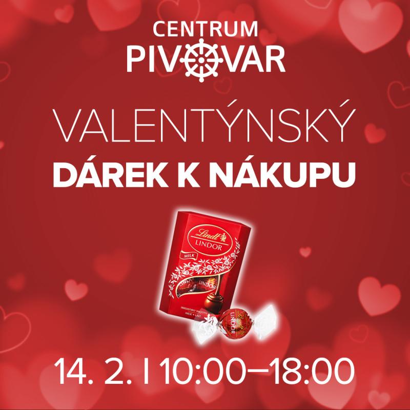 Valentýn v Centrum Pivovar aneb každý dárek z lásky potěší...