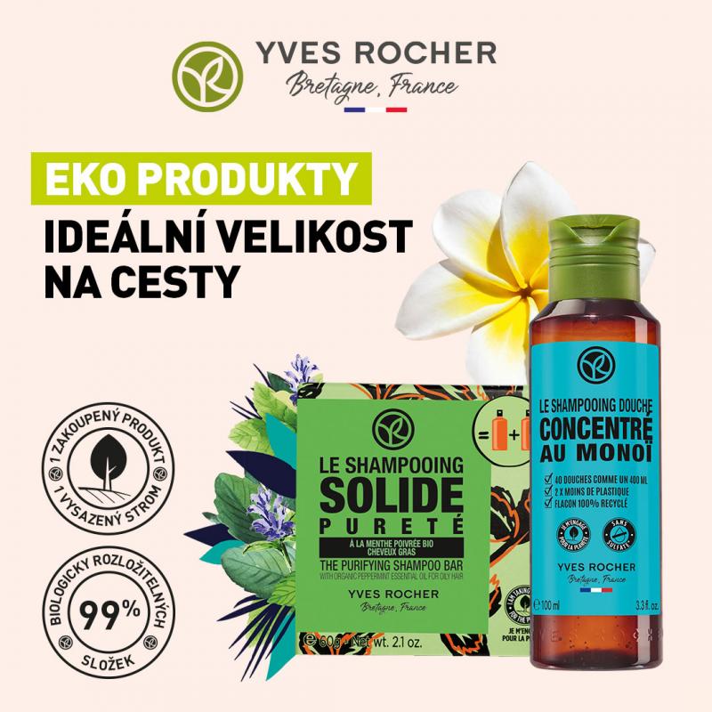 Eko produkty od rostlinné kosmetiky Yves Rocher